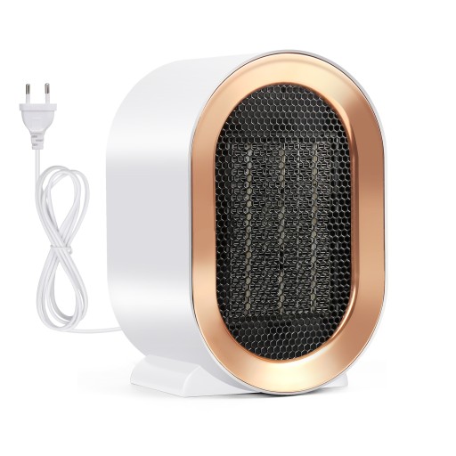 GRZEJNIK MINI ELEKTRYCZNY OGRZEWACZ PODGRZEWACZ Biały 2 tryby 800W / 1200W