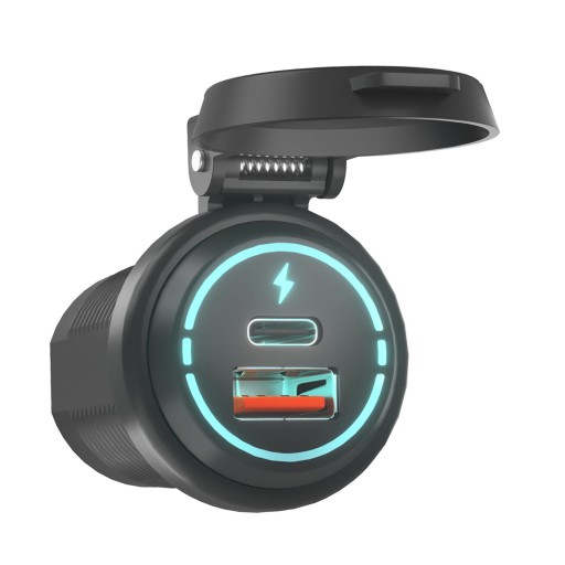 Gniazdo ładowarki USB PD typ C QC 3.0 DC 12V/24V