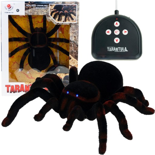 PAJĄK GIGANT ZDALNIE STEROWANY TARANTULA Z PILOTEM SPIDER STRASZNY WŁOCHATY