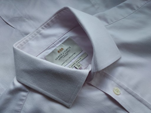 HAWES&CURTIS koszula Luxury 2Ply cotton 39 spinki