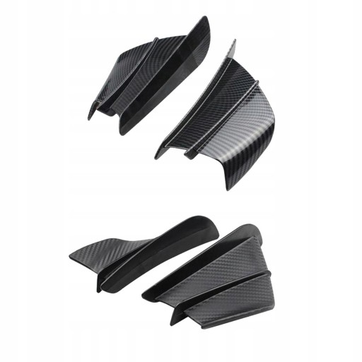 Universal set of motorcycle wings for