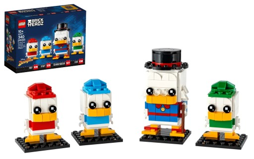 LEGO BrickHeadz 40477 Sknerus McKwacz, Hyzio, Dyzio i Zyzio Disney UNIKAT