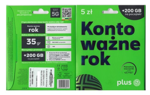 starter plus konto ważne rok plush plus bez limitu na kartę 5 hurt