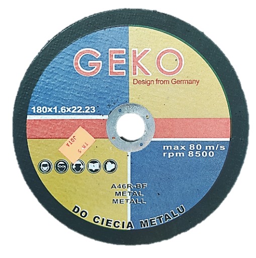 TM-05 Tarcza do metalu GEKO |180x1,6x22,23mm|