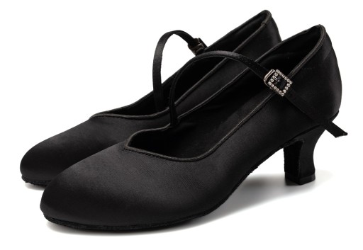 BUTY DO TAŃCA STANDARDU DELIKATNE CZARNE 5,5cm