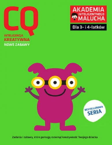 Akademia Inteligentnego Malucha CQ Inteligencja Kreatywna 3-4 lata Nowe zab