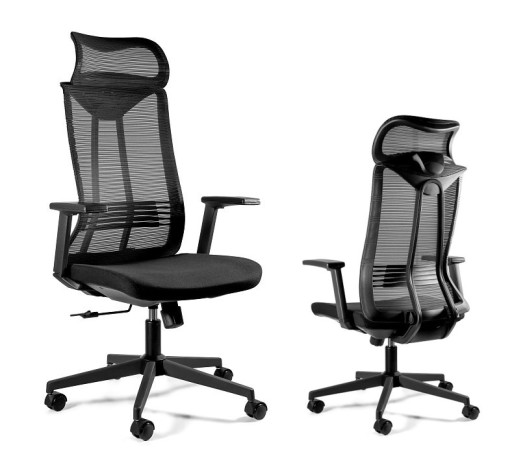 Ergonomiczny fotel biurowy wsparcie lędźwi design