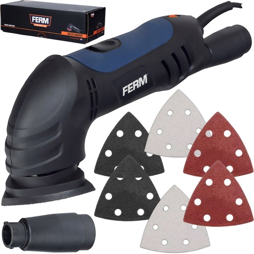 SZLIFIERKA OSCYLACYJNA Delta 280W akcesoria - FERM