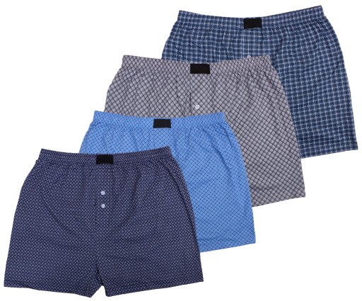 4x LUŹNE BOKSERKI MĘSKIE Duże Rozmiary 100% BAWEŁNA - 5xl