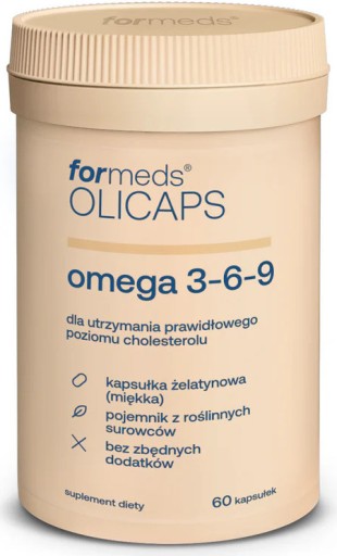 ForMeds OLICAPS omega 3-6-9 OLEJ LNIANY Serce