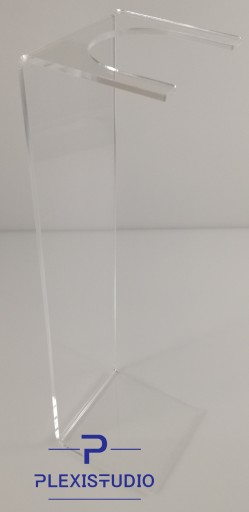 STOJAK PODSTAWKA NA BUTY KOZAKI PLEXI h-40cm