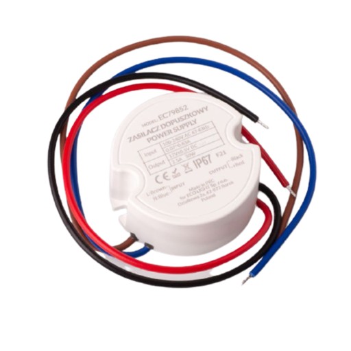 ZASILACZ TRANSFORMATOR LED DOPUSZKOWY 30W 12V IP67
