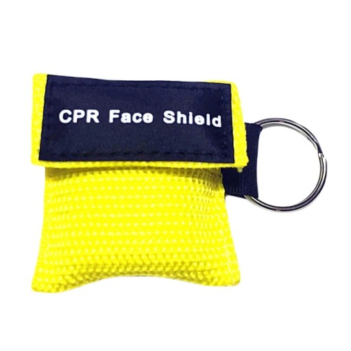 CPR Face Shield Mask Keychain Keying Outdoor Emergency Kit CPR Face