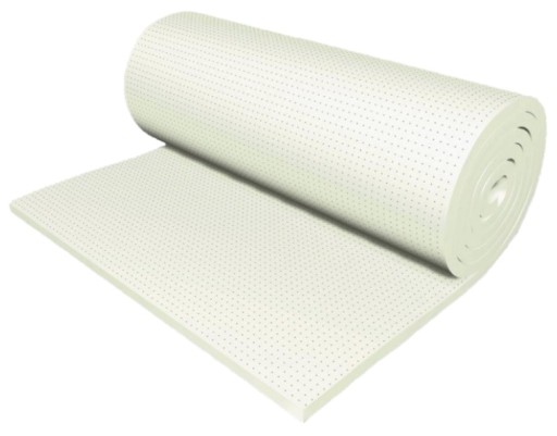 PIANKA LATEKSOWA LATEX MATERAC TOPPER 200x80x3 cm