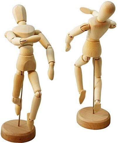 Manekin Drewniany Szkic Malowanie Rysowanie Model