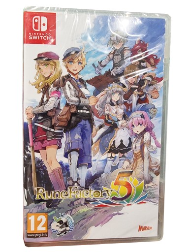 RUNE FACTORY 5 NINTENDO SWITCH KARDRIDŻ NOWA W FOLII