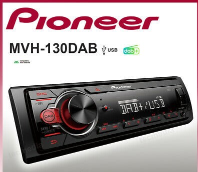 PIONEER MVH-130DAB USB MP3 DAB RADIO SAMOCHODOWE