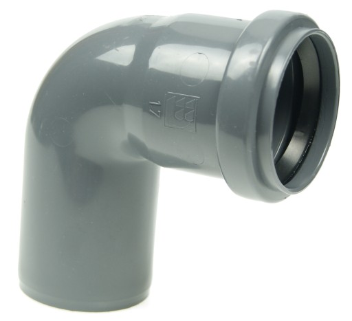 Kolano kolanko kanalizayjne 50 mm kąt 90 stopni PCV PP
