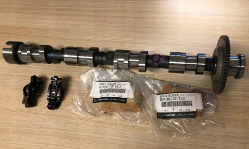 Wałek rozrządu + dźwigienki Mazda 3 6 CX-5 SH0112440B OE