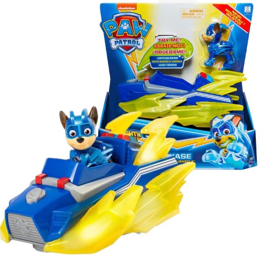PSI PATROL POJAZD DELUXE Z FIGURKĄ CHASE CZEJS