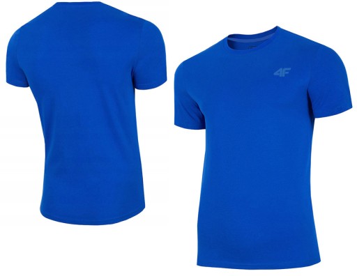 KOSZULKA MĘSKA T-SHIRT 4F M536 M NIEBIESKI