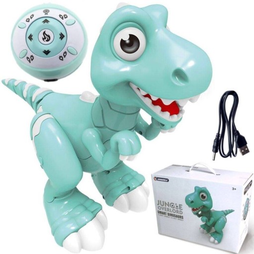 DINOZAUR T-REX ROBOT ZDALNIE STEROWANY CHODZI Tańczy PARA USB