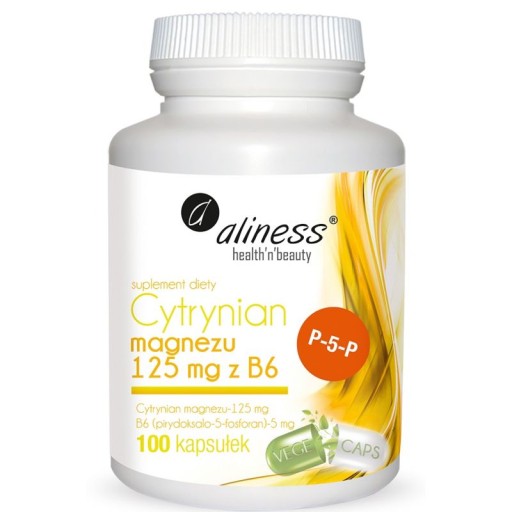 ALINESS MAGNEZ CYTRYNIAN WITAMINA z witamina B6