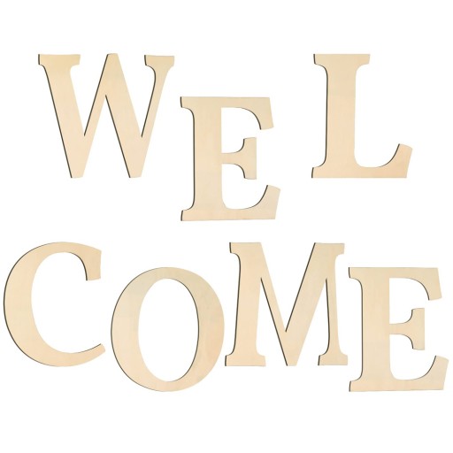 NAKLEJKA ŚCIENNA WELCOMEWOOD CHIPS DECOR ŚLUB 7