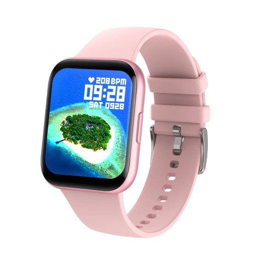 Zdrowie Fitness Smartwatch Inteligentny zegarek Serce Różowy