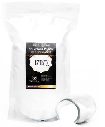 ERYTRYTOL 500g erytrol słodzik naturalny 0 kalorii zamiast cukru 500g keto