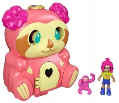 POLLY POCKET ZESTAW OTWÓRZ PRZEKRĘĆ ZWIERZĘTA MIX