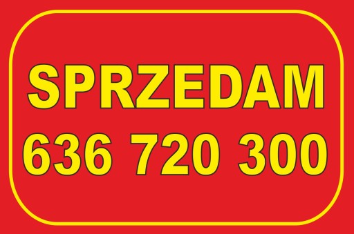 Tablica Szyld SPRZEDAM WYNAJMĘ WYNAJEM 60x40cm