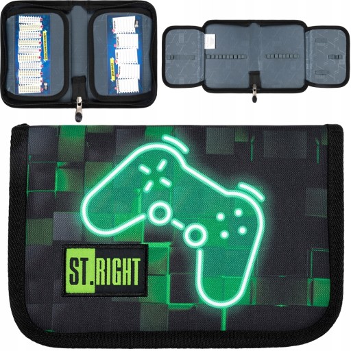 PIÓRNIK St.Right PC03 pojedynczy 2 klapy DARK GAME