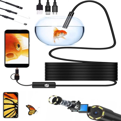 KAMERA INSPEKCYJNA ANDROID USB-C LED ENDOSKOP