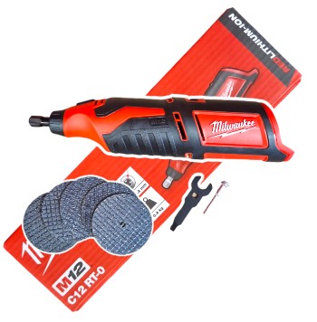 Milwaukee C12 RT-0 kompaktowa szlifierka prosta Trzpieniowa 12V 4933427183