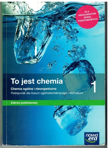 TO JEST CHEMIA 1 zakres podst. HASSA + BIOLOGIA NA CZASIE 1 HELMIN NOWA ERA