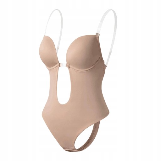 Damskie Body bez pleców Body Shaper z głębokim