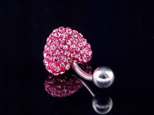 PIERCING KOLCZYK DO PĘPKA / KOLOR DO WYBORU