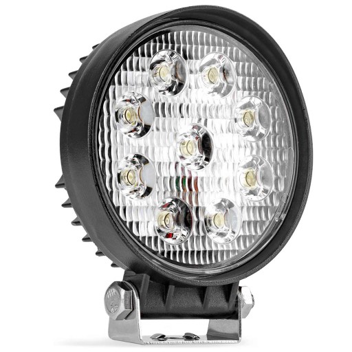 OKRĄGŁA LAMPA ROBOCZA LED 9-60V HALOGEN SZPERACZ OFF-ROAD DOŚWIETLENIE 27W