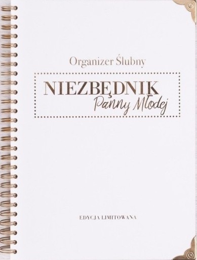 NIEZBĘDNIK PANNY MŁODEJ Organizer Planer Ślubny (lux)