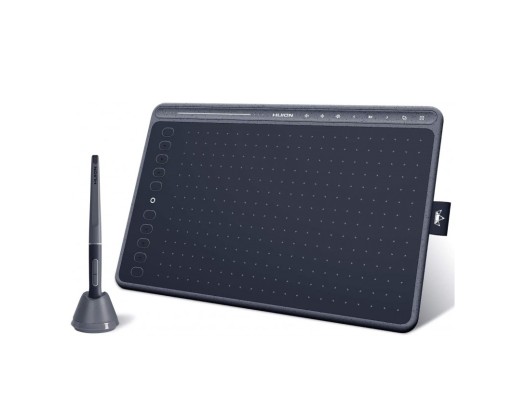 HUION HS611 Tablet graficzny z piórem, końcówkami + stojak