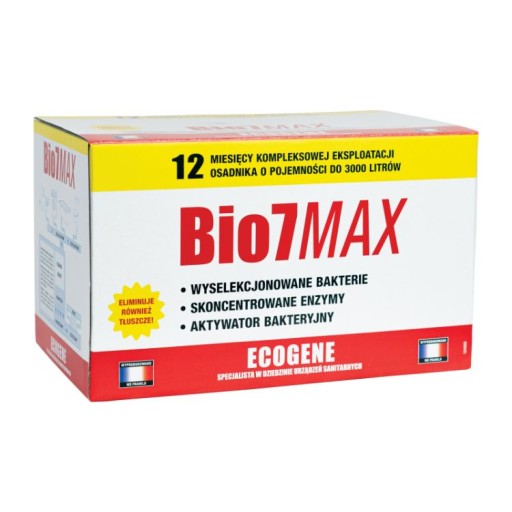 BAKTERIE DO SZAMBA I OCZYSZCZALNI BIO7 MAX 1KG