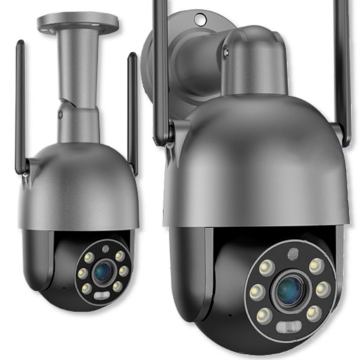 KAMERA OBROTOWA ZEWNĘTRZNA WIFI 8MPx 4K ULTRAHD 8MP MONITORING DOMU ALARM