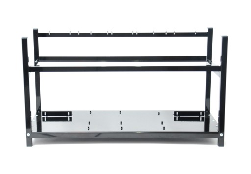 Stelaż 6-8 gpu, 2 PSU, stack