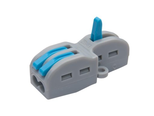 Złączka elektryczna automatyczna przelotowa 1 na 2 przewody prawa 32A 250V