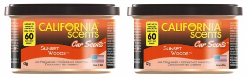 CALIFORNIA CAR SCENTS SUNSET WOODS ZAPACH