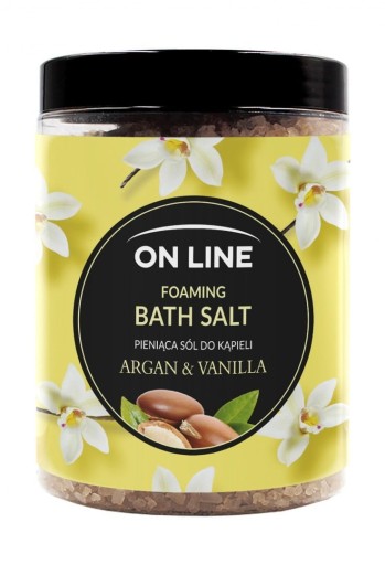 On Line Pieniąca Sól do kąpieli Agran & Vanill