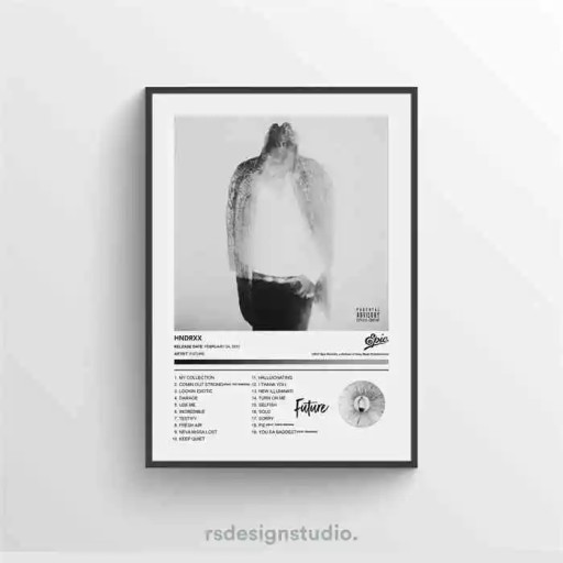 Plakat na płótnie Popowy raper przedstawia przyszł
