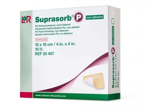 Suprasorb P odleżyny 7,5x7,5 pianka 1szt