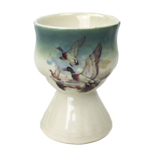 Kieliszek ceramiczny na jajko motyw myśliwski